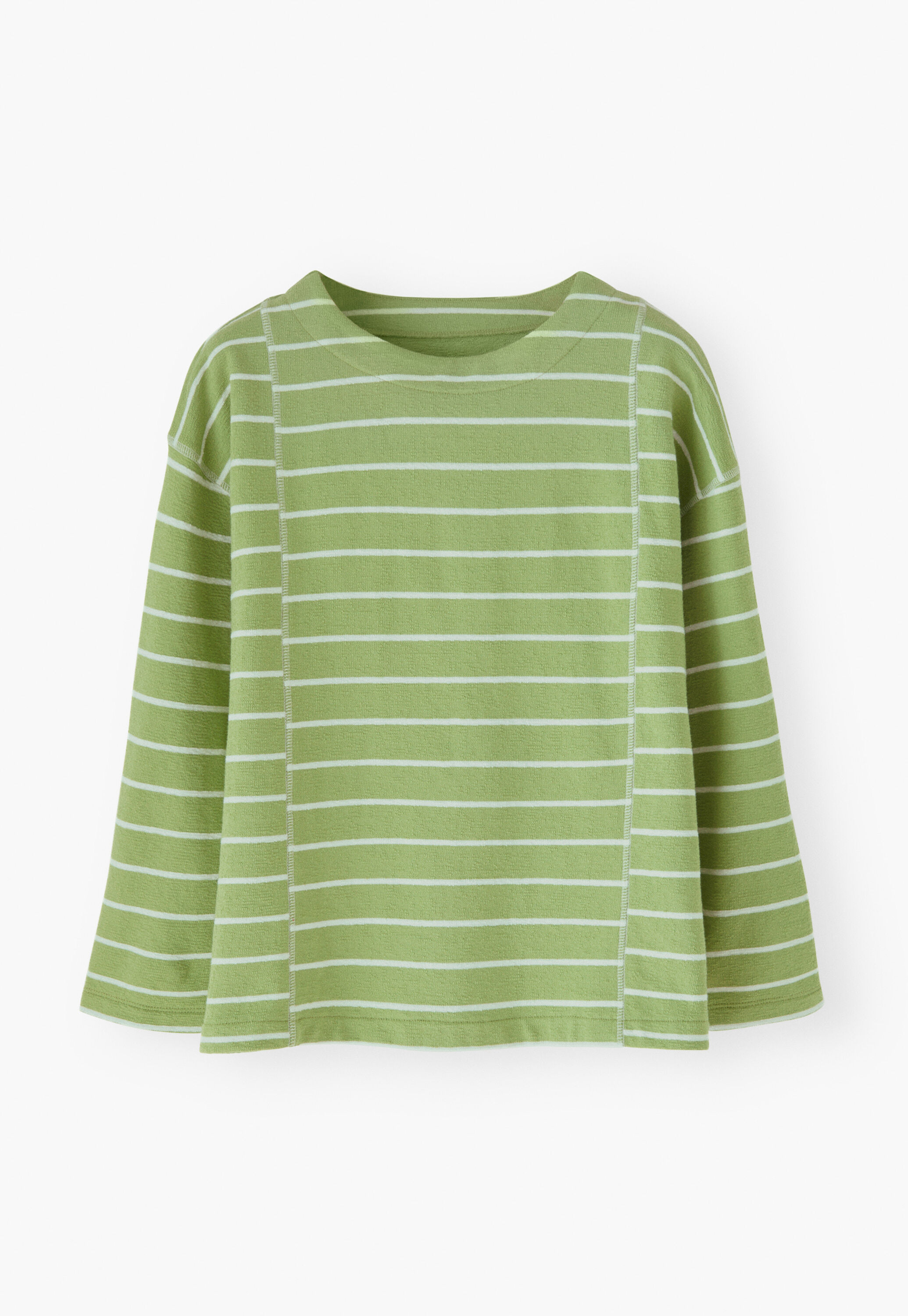 Striped jersey top