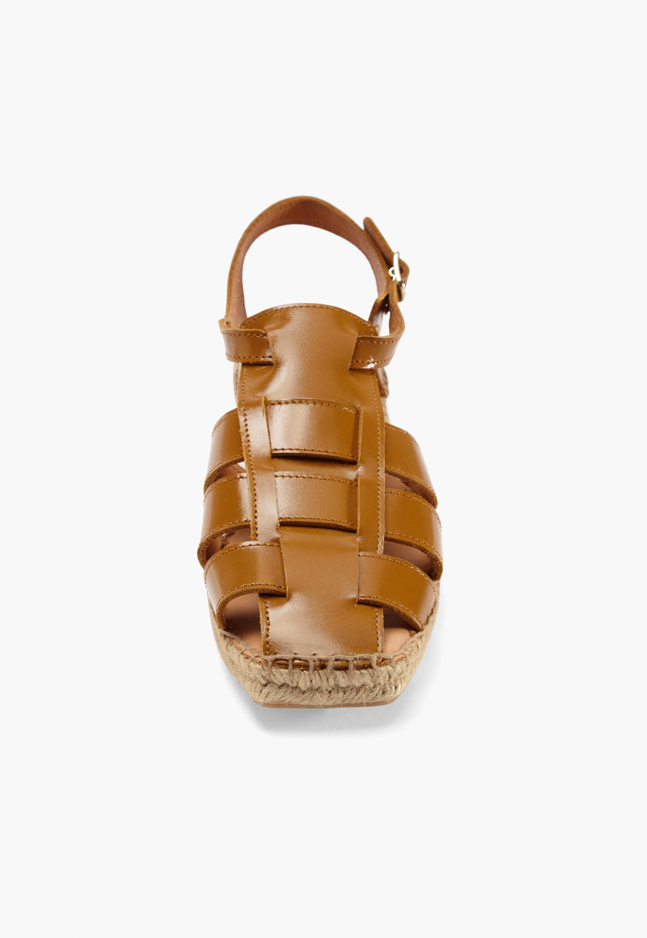Square-toe sandals